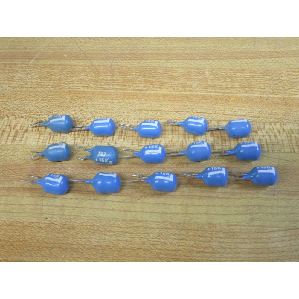 Kemet 157+15K Capacitor (Pack of 15) - New No Box