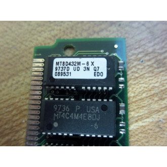 Micron MT8D432M-6X 16MB Memory Module MT8D432M6X - Used