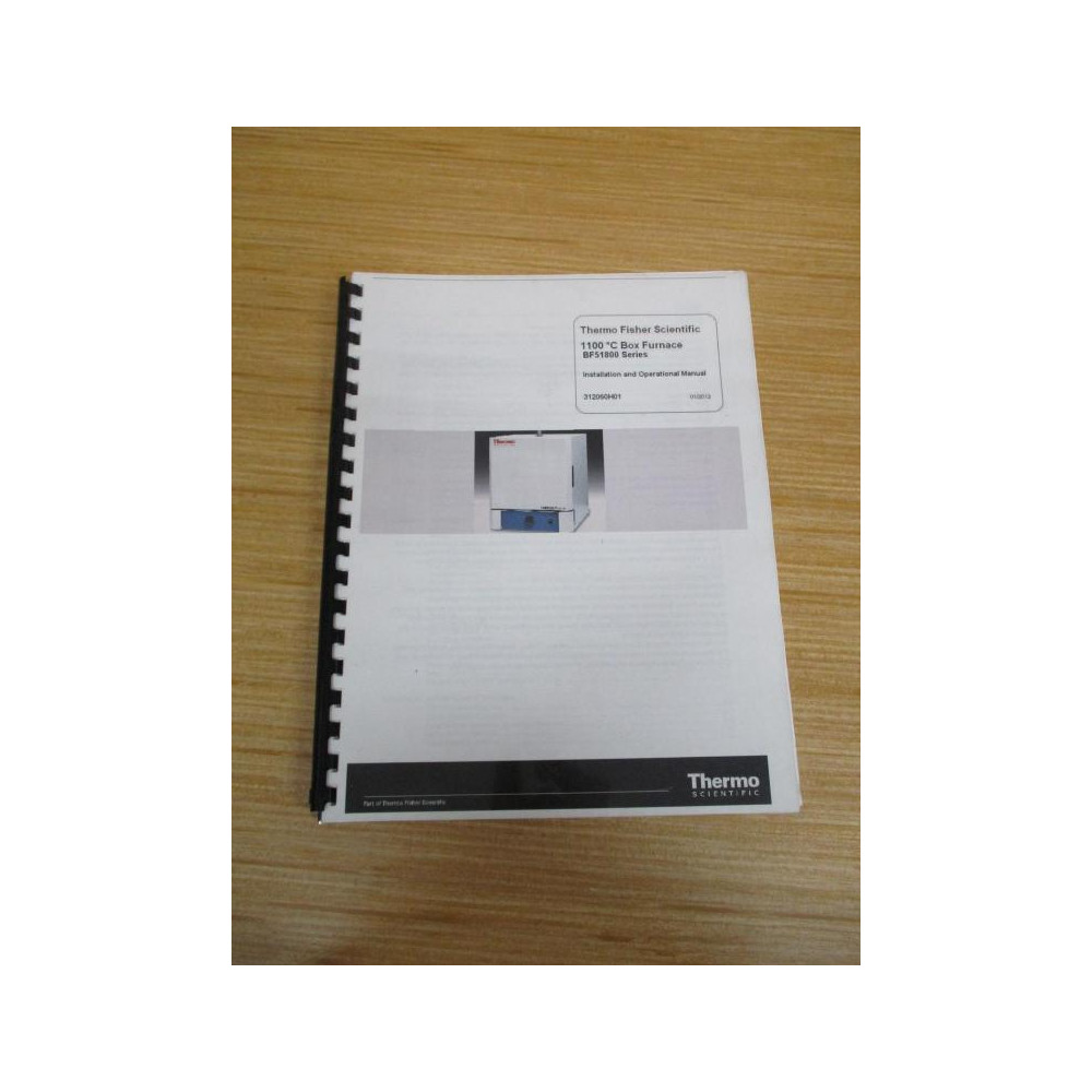 Thermo Fisher Scientific 312060H01 1100°C Box Furnace Manual - New No Box