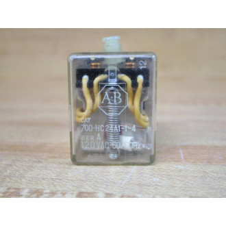 AB 700-HC24A1-1-4-120V AC Relay 700-HZ24A1-1-4-120VAC Series A - Used