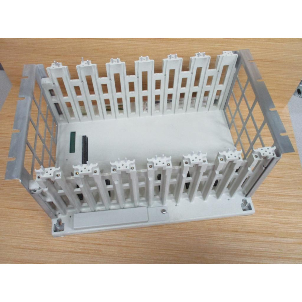 Gould AS-H819-100 Modicon Controller Rack ASH819100 White W Mounting Tab - Used Gould AS-H819-100 Modicon Controller Rack ASH819100 White W Mounting Tab - Used