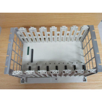 Gould AS-H819-100 Modicon Controller Rack ASH819100 White W Mounting Tab - Used