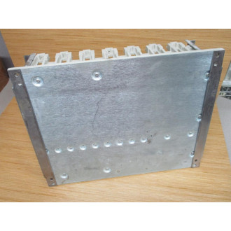 Gould AS-H819-100 Modicon Controller Rack ASH819100 White W Mounting Tab - Used
