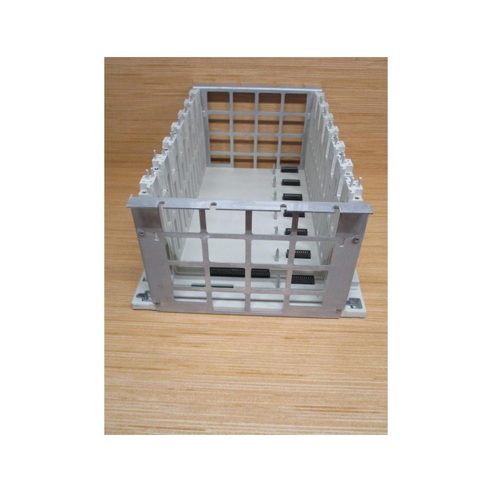 Gould AS-H819-100 Modicon Controller Rack ASH819100 White W Mounting Tab - Used
