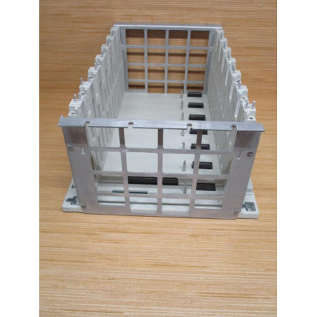 Gould AS-H819-100 Modicon Controller Rack ASH819100 White W Mounting Tab - Used