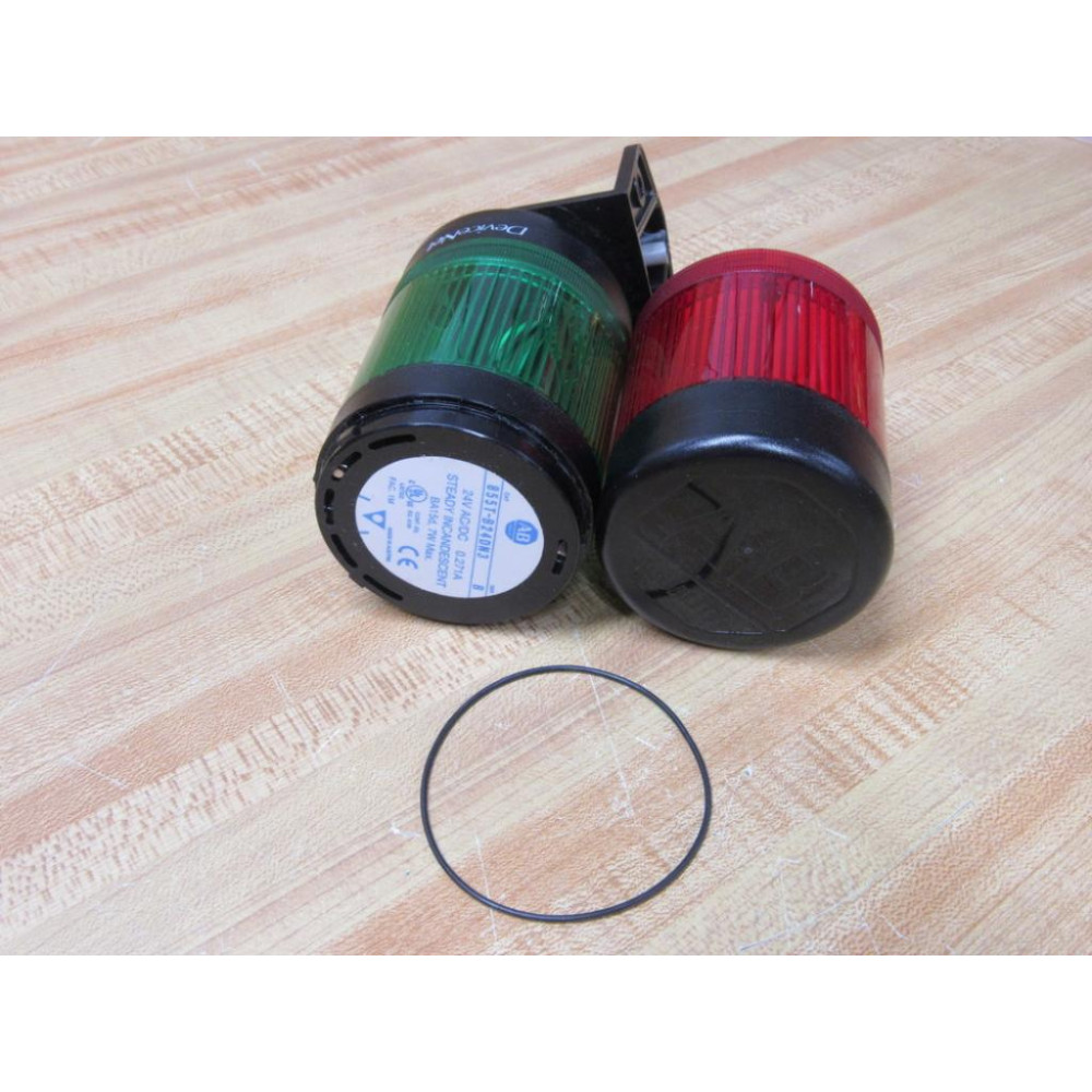 Allen Bradley 855T-B24DN3 Stack Light 855TB24DN3 WO Wire Leads - New No Box Allen Bradley 855T-B24DN3 Stack Light 855TB24DN3 WO Wire Leads - New No Box