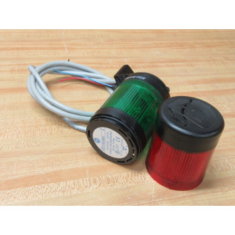 Allen Bradley 855T-B24DN3 Stack Light 855TB24DN3 Red & Green - New No Box