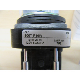 Allen Bradley 800T-P16W Pilot Light 800TP16W Series U