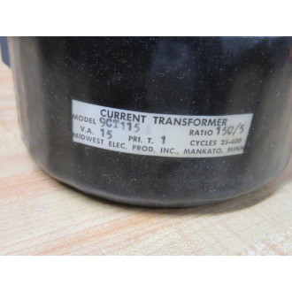 Midwest Electric 9CT115 Current Transformer - New No Box