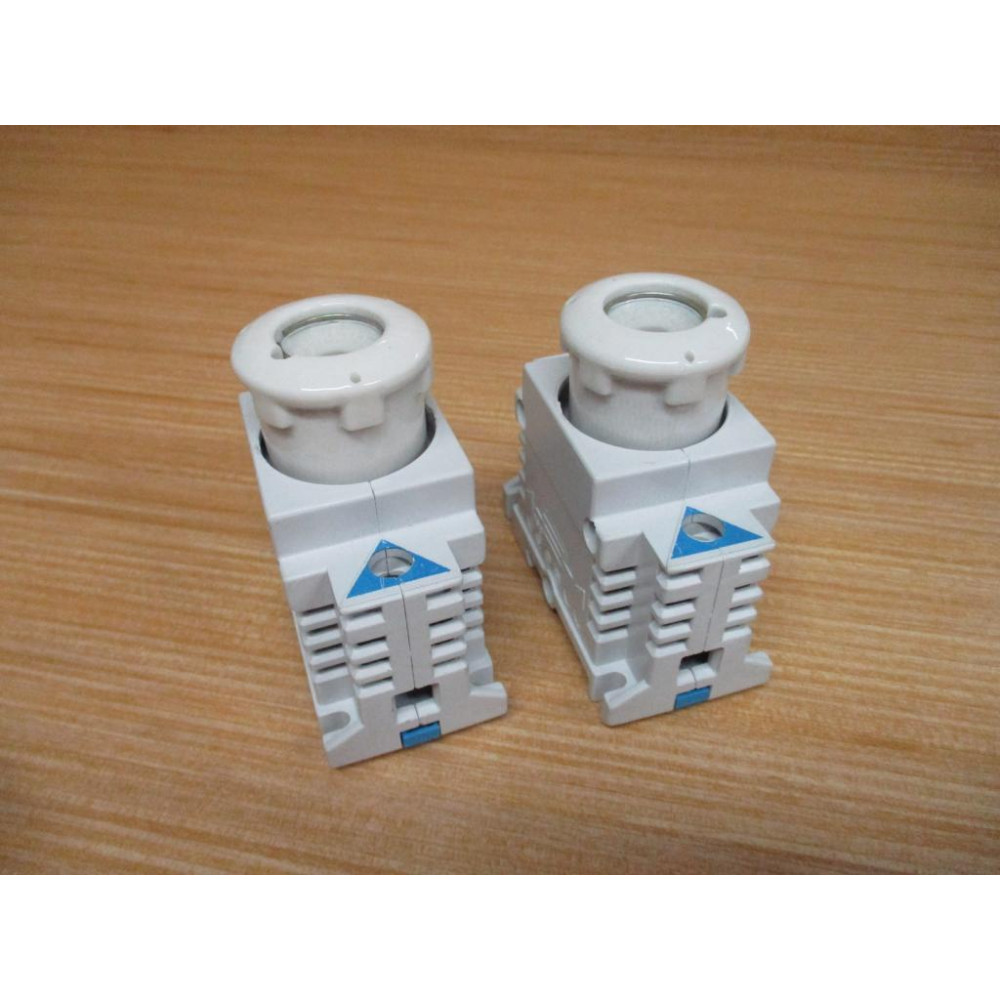 Wohner 25A 500V Fuse Holder Round Cap (Pack of 2) - Used