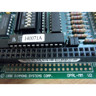 Diamond Systems OPAL-MM Circuit Board OPALMM OPMM Rev.A - Used