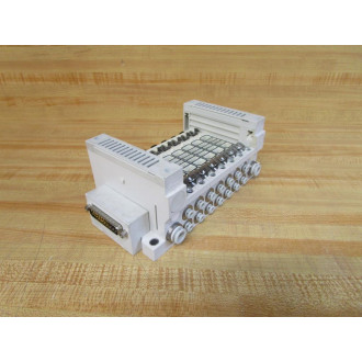 SMC VV5Q21-07C4FS0-S-X50US Manifold Base VV5Q2107C4FS0SX50US - Used