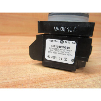 General Electric CR104PLT22G GE Push Button Pilot Light WO Contact - New No Box