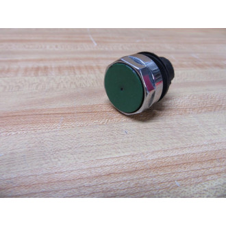 Cutler Hammer Eaton E22P3 Flush Pushbutton Switch Green - Used