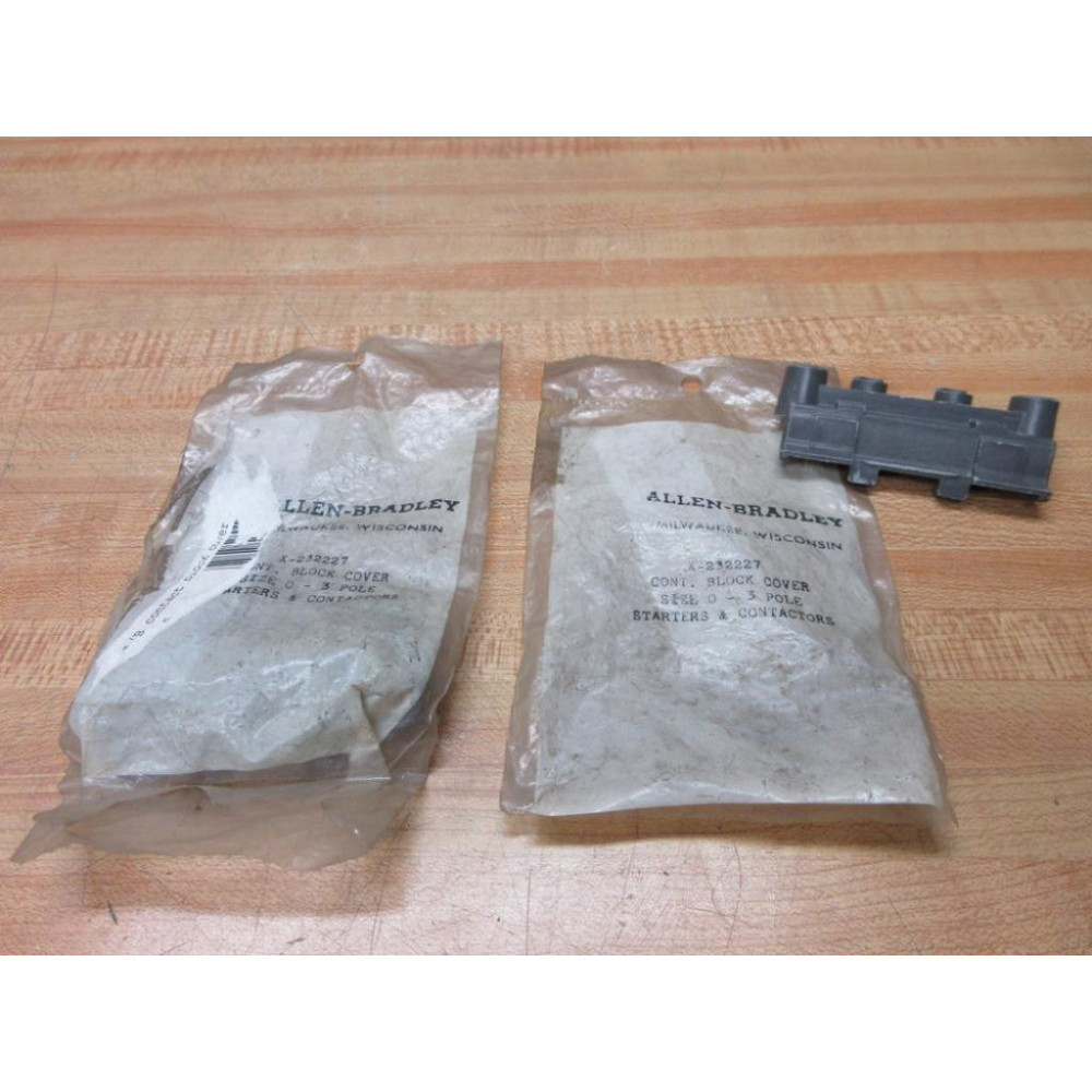 Allen Bradley X-232227 Contact Block Cover X232227 (Pack of 2)