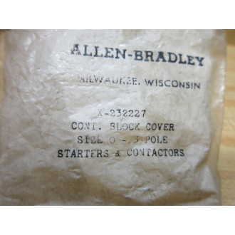Allen Bradley X-232227 Contact Block Cover X232227 (Pack of 2)