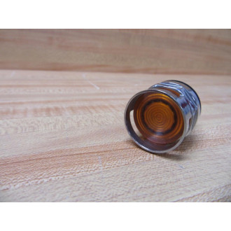 Cutler Hammer E22TX9 Eaton Extended Head PB WShroud Amber - New No Box