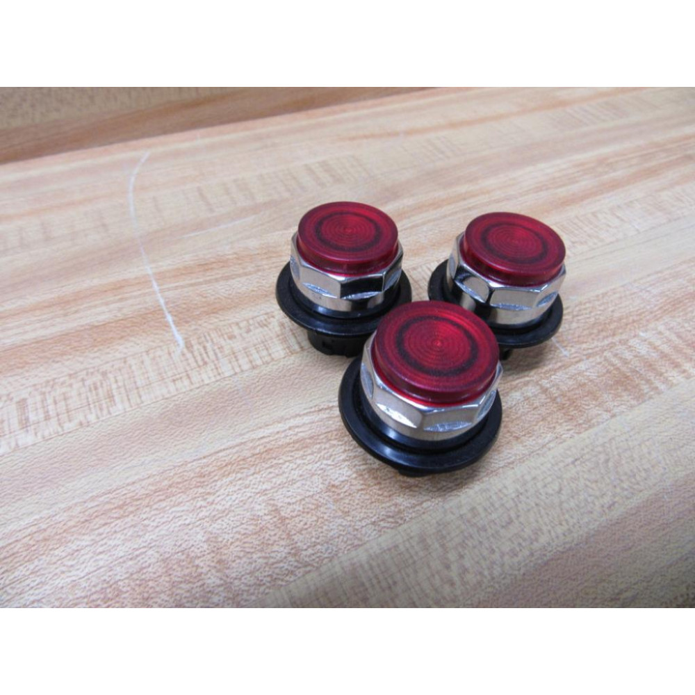 Eaton E22T2 Cutler Hammer Push Button Metal Ring (Pack of 3) - New No Box