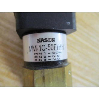 Nason MM-1C-50FHH Pressure Switch MM1C50FHH - New No Box