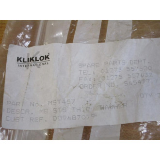 Kliklok MST457 Stainless Steel Washer (Pack of 3)