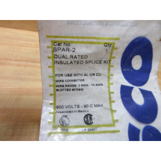 ILSCO SPAR-2 Insulated Splice Kit SPAR2
