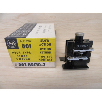 Allen Bradley 801 BSC10-7 Limit Switch