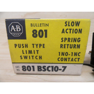 Allen Bradley 801 BSC10-7 Limit Switch