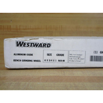 Westward 6NX06 Bench Grinding Wheel A60-M
