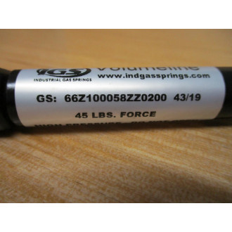 IGS 66Z100058ZZ0200 Volumeline Gas Spring - New No Box