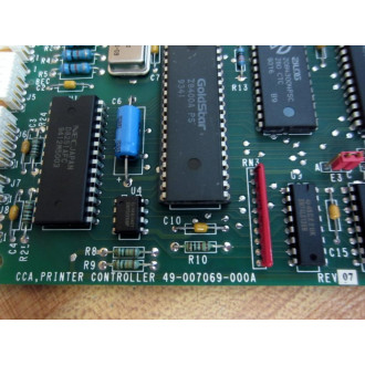 Diebold 49-007069-000A Printer Controller Board 49-007068-000A Rev.07 - Used
