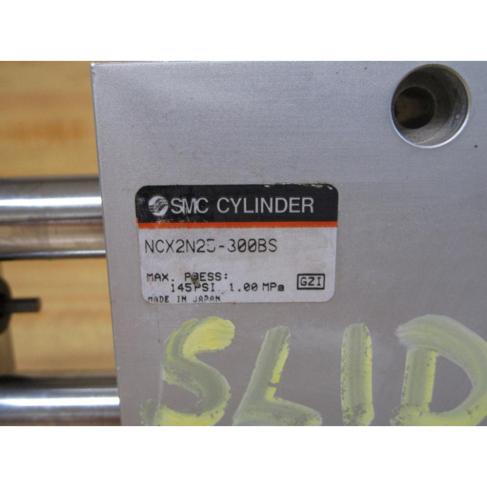SMC NCX2N25-300BS Guided Cylinder NCX2N25300BS - Used