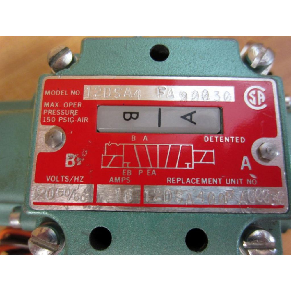 Numatics 12DSA4FA00030 Valve WO Coils - New No Box