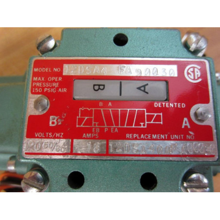 Numatics 12DSA4FA00030 Valve WO Coils - New No Box