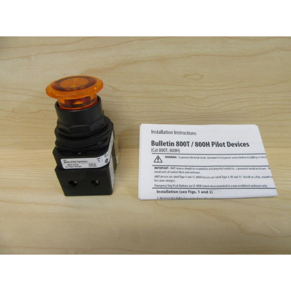 Allen Bradley 800H-FRXTQH2AA1 Push Pull Switch - New No Box