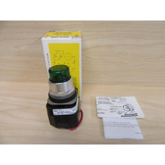 Allen Bradley 800T-PT16G Green Pilot Light Series N