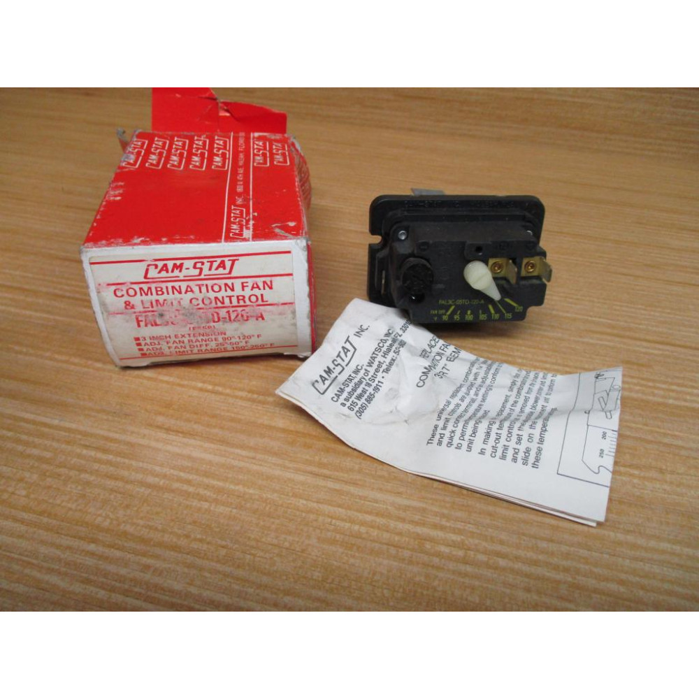 Cam-Stat FAL3C-05TD-120-A Combination Fan & Limit Control Cam-Stat FAL3C-05TD-120-A Combination Fan & Limit Control