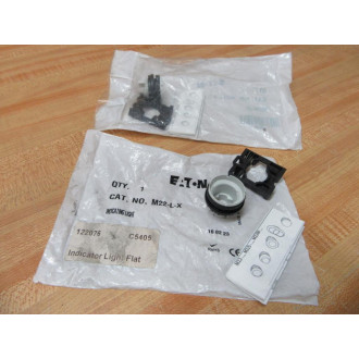 Eaton M22-L-X Cutler Hammer Indicator Light WO Lens M22LX (Pack of 2)