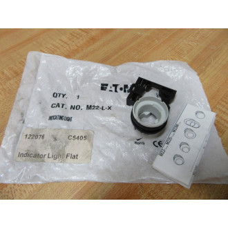 Eaton M22-L-X Cutler Hammer Indicator Light WO Lens M22LX (Pack of 2)