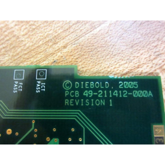 Diebold 49-211411-000A Mag Map Board 49-211412-000A 119015M - Used