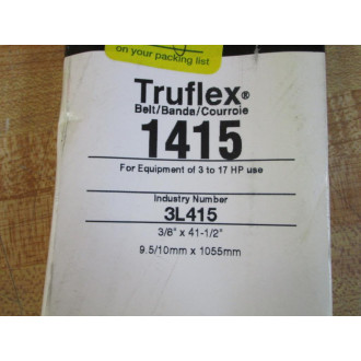 Gates 1415 Truflex V-Belt 3L415