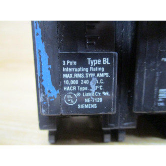 Siemens BL3100 100A Circuit Breaker - Used