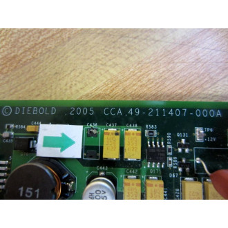 Diebold 49-211407-000A Circuit Board 49-211408-000A Non-Refundable - Parts Only