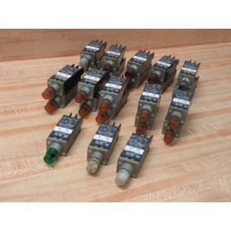 Allen Bradley 800T-PSDT16 Pilot Light 800TPSDT16 (Pack of 23) - Used