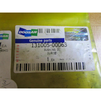 Doosan 131005-00063 Bushing DU 13100500063 (Pack of 6)
