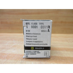 Square DSchneider 9001-D3V1R Pilot Light
