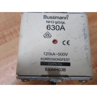 Bussmann 630NHG3B Fuse NH3 gGgL - Used