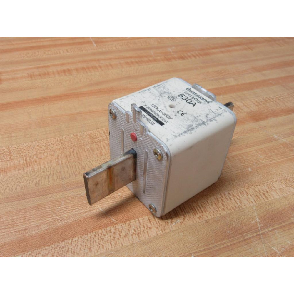 Bussmann 630NHG3B Fuse NH3 gGgL Broken T-Tab - Used