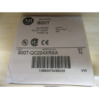 Allen Bradley 800T-QC224XRXA Pilot Light Cluster