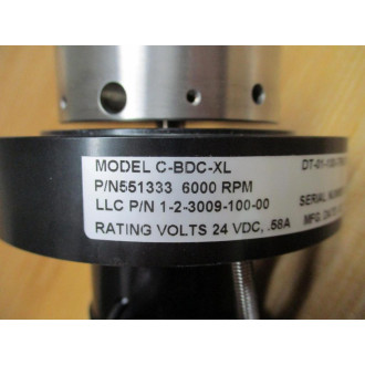 Lincoln Laser C-BDC-XL Spinner Motor 551333 W E3-1024-250-I-D-D-B - Used