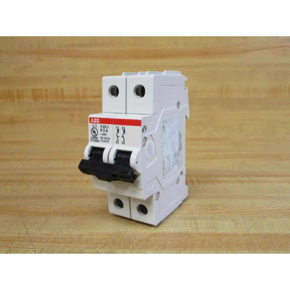 ABB S202U-K5 Circuit Breaker S202UK5 - Used ABB S202U-K5 Circuit Breaker S202UK5 - Used